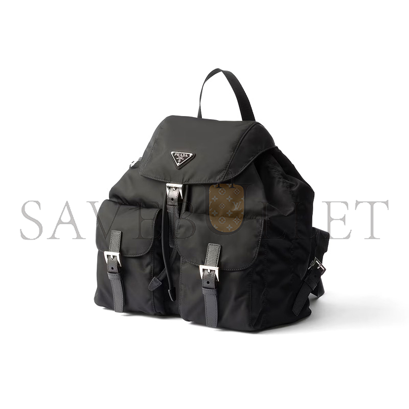 PRADA MEDIUM RE-NYLON BACKPACK WITH POUCH 1BZ811 (32*30*15cm)